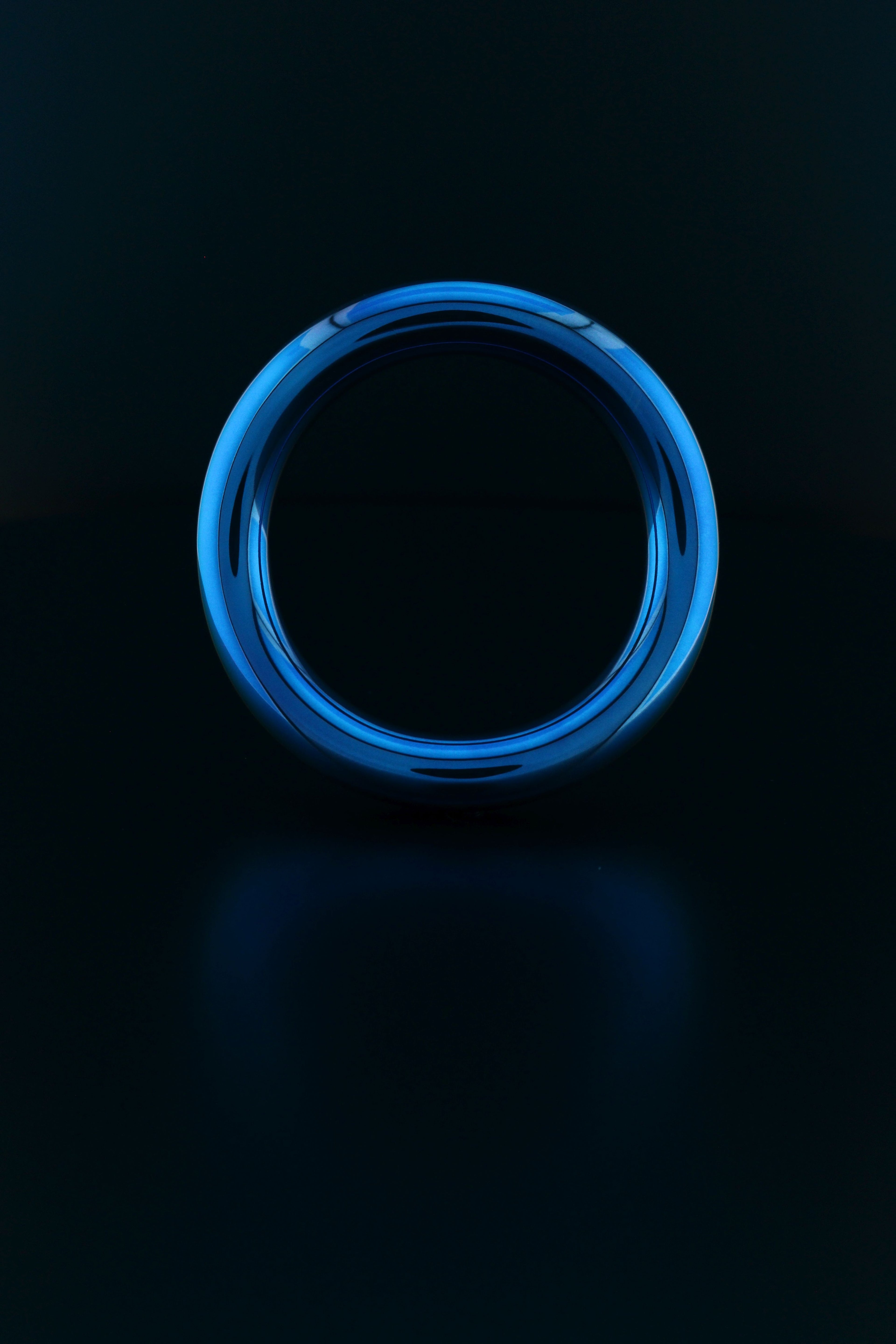 VRLTi Halo Anodised Blue Titanium Torso Ring