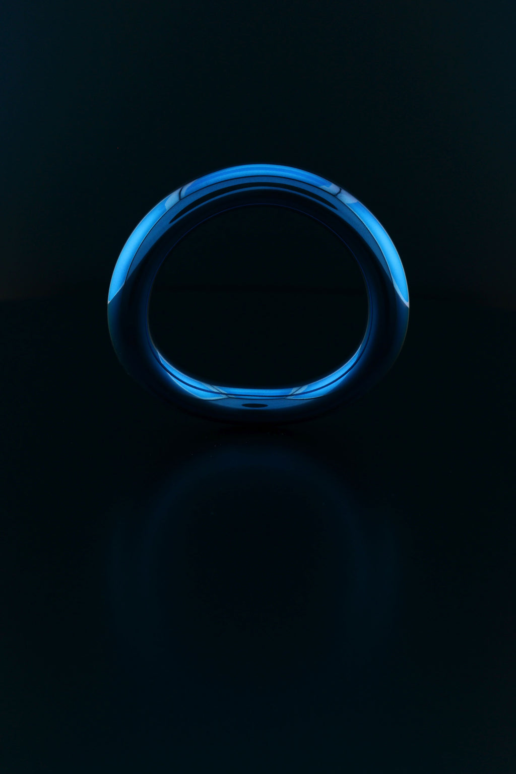 VRLTi Halo Anodised Blue Titanium Torso Ring