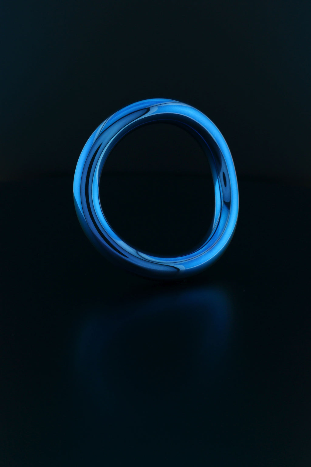 VRLTi Halo Anodised Blue Titanium Torso Ring
