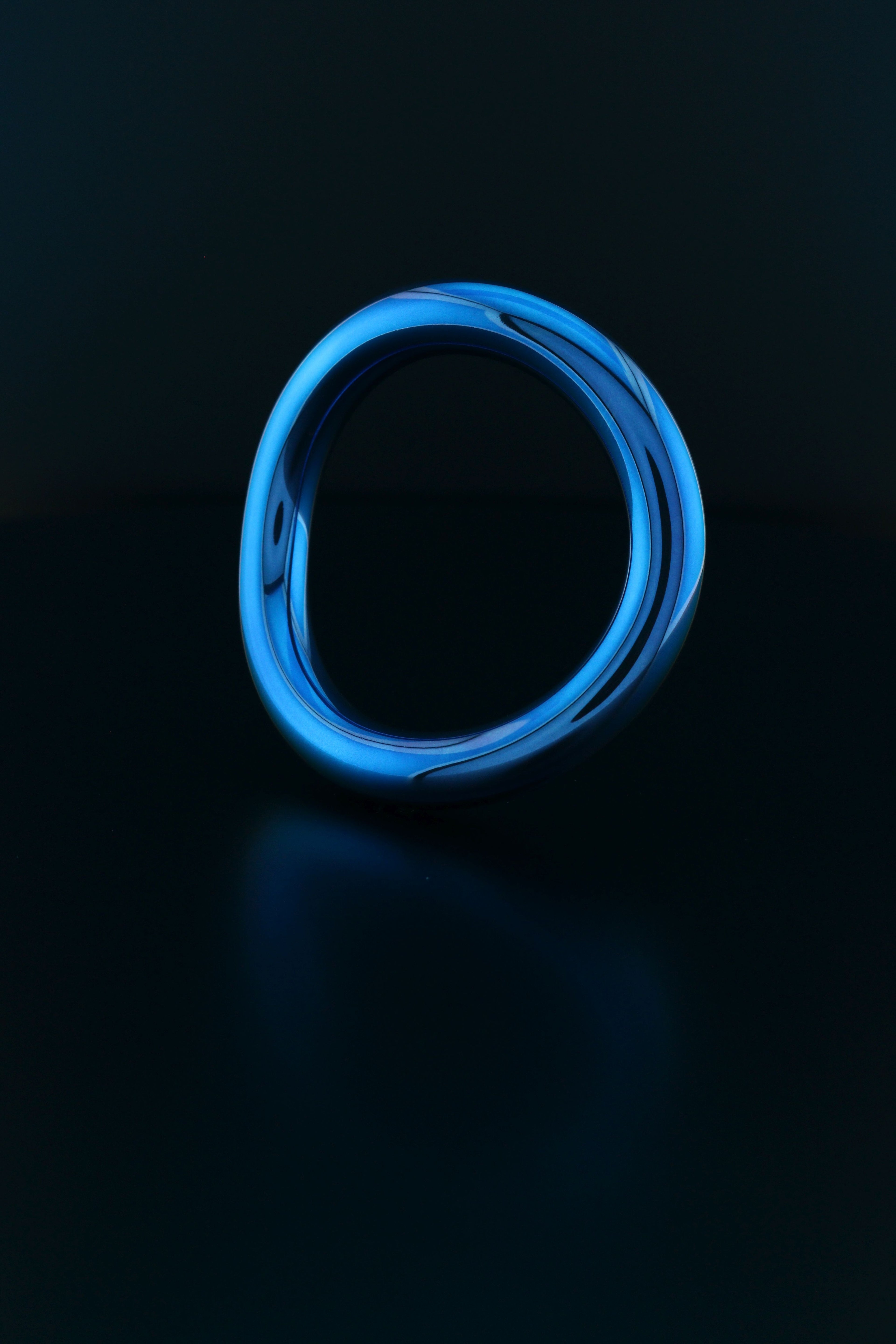 VRLTi Halo Anodised Blue Titanium Torso Ring