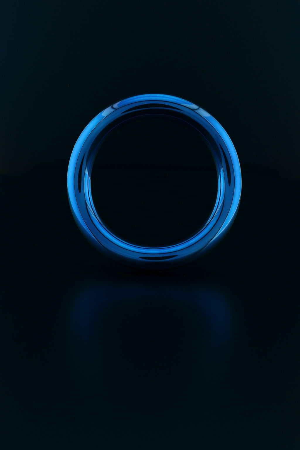 VRLTi Halo Anodised Blue Titanium Torso Ring