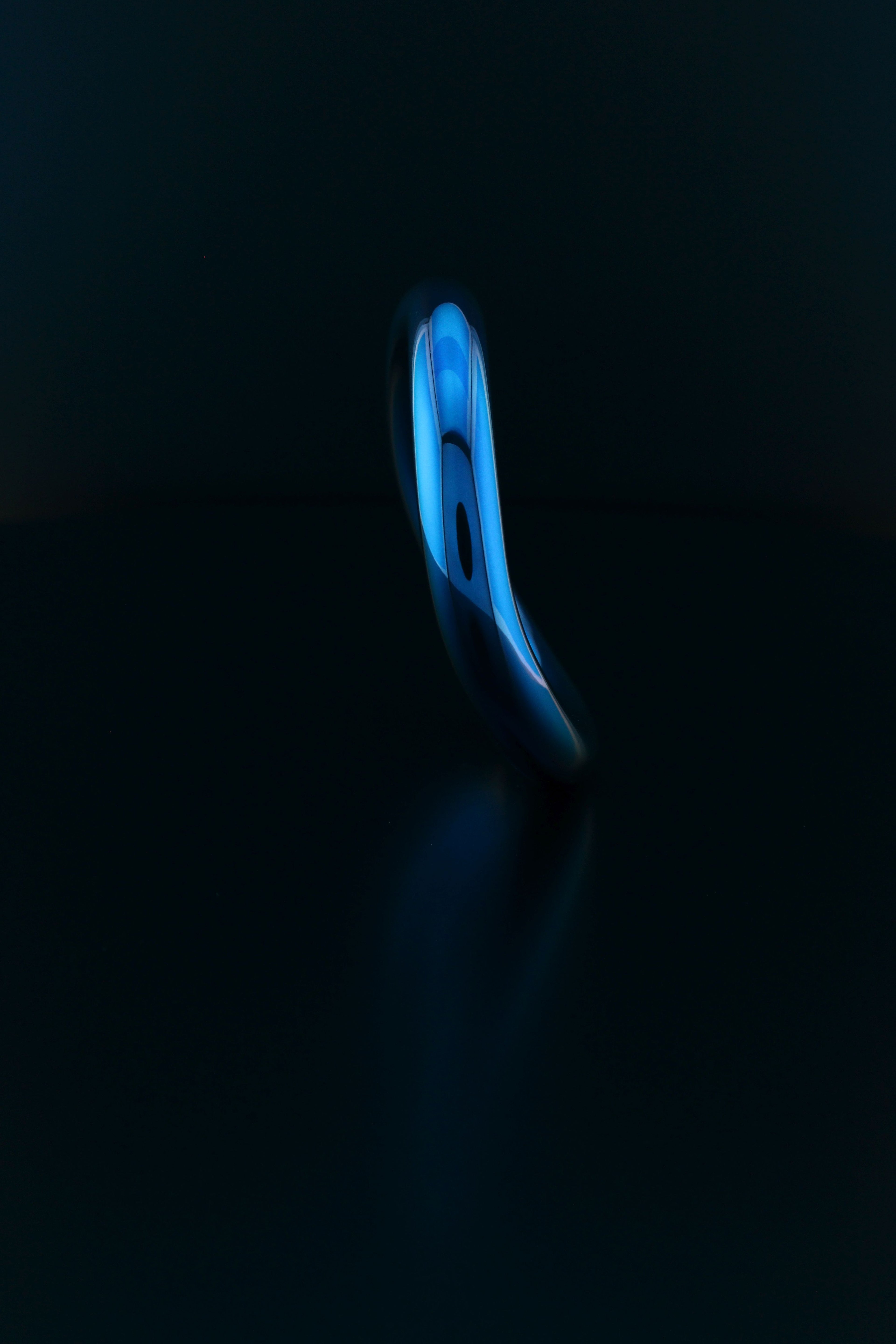 VRLTi Halo Anodised Blue Titanium Torso Ring