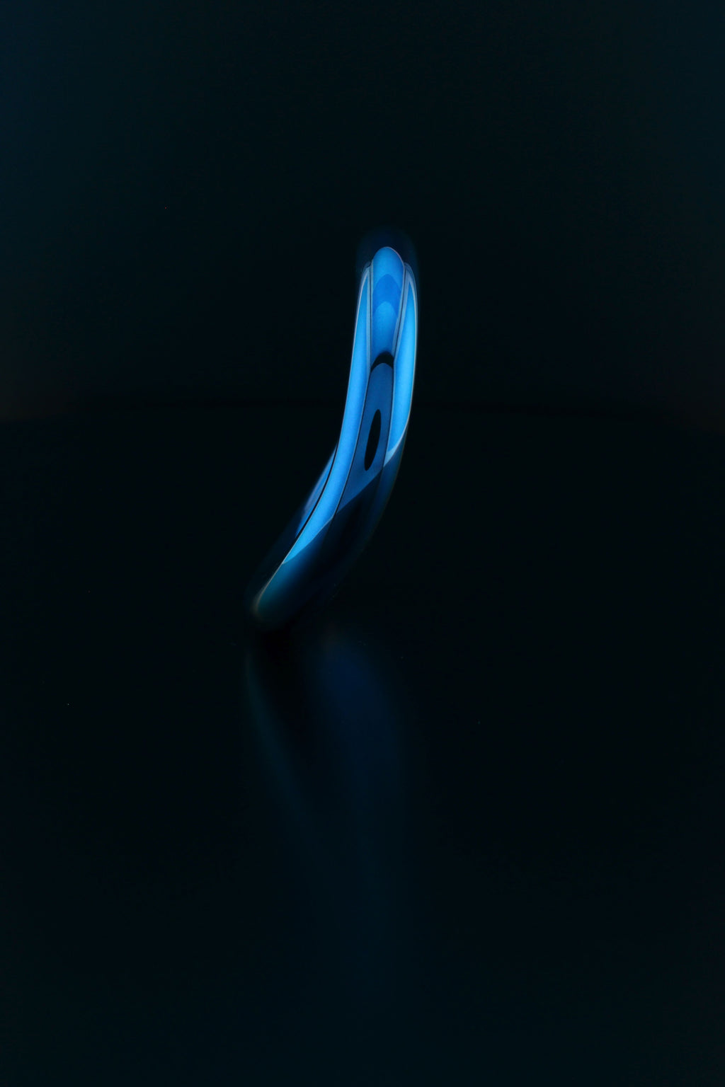 VRLTi Halo Anodised Blue Titanium Torso Ring