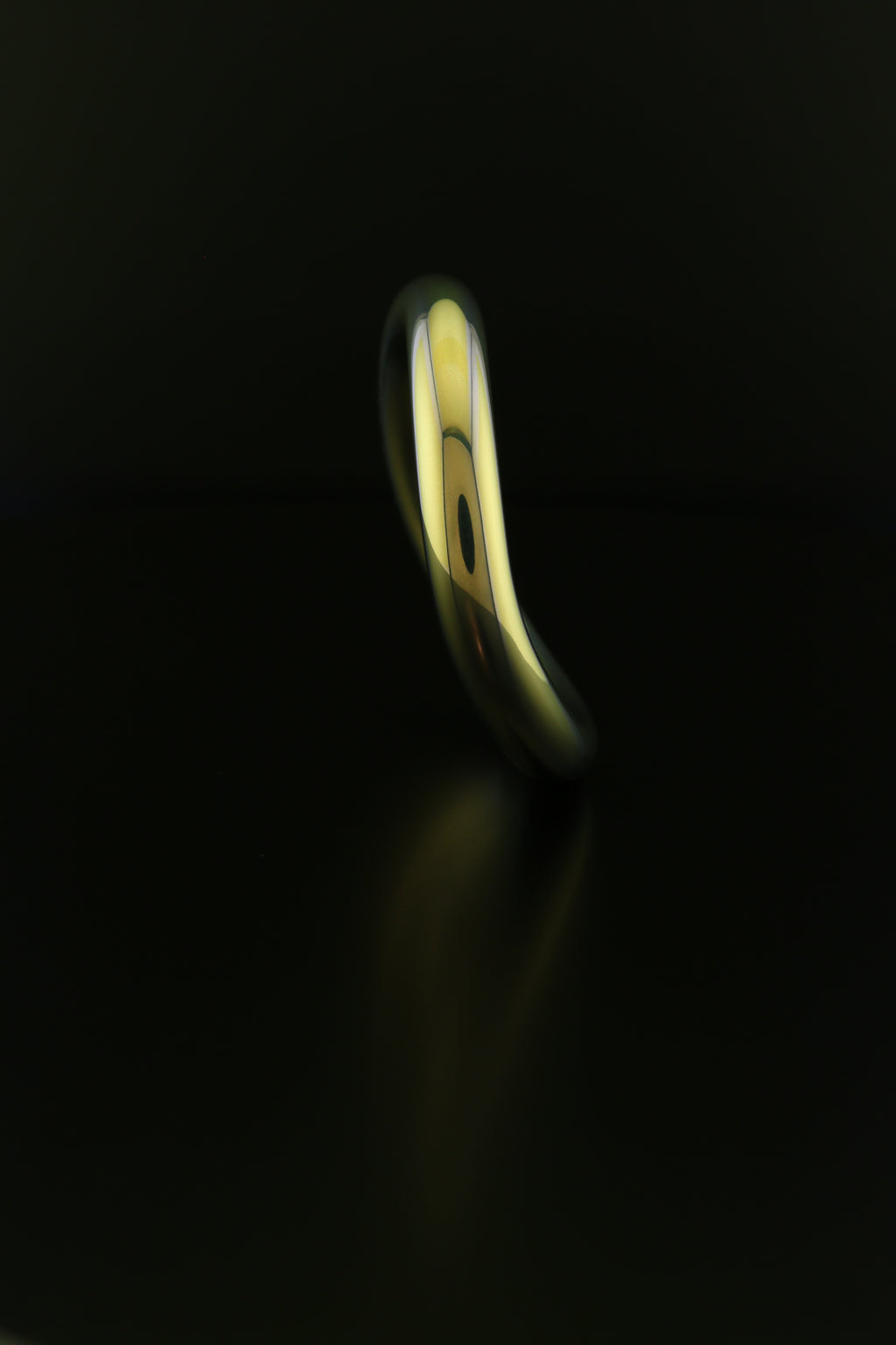 VRLTi Halo Anodised Gold Titanium Torso Ring