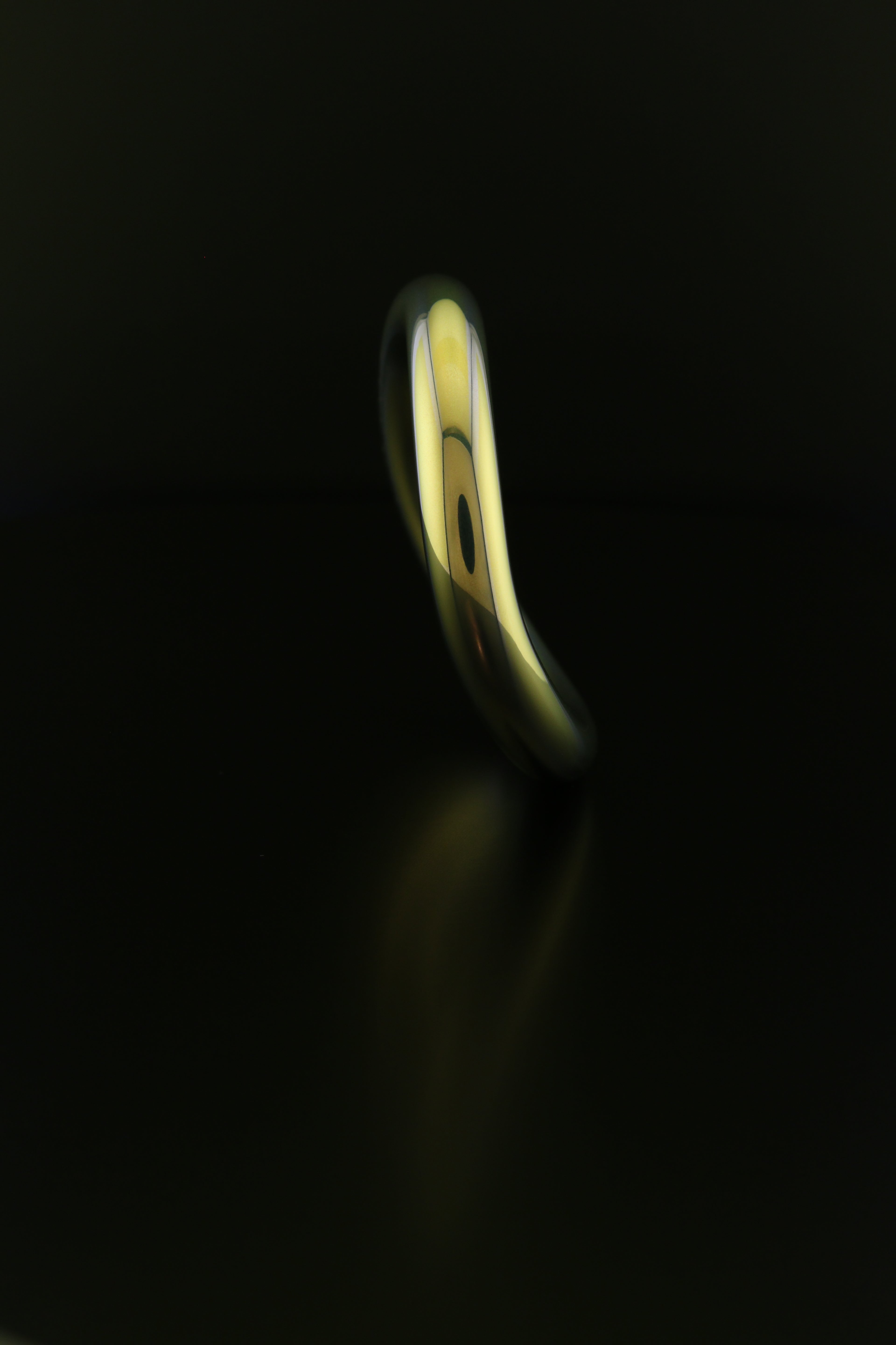 VRLTi Halo Anodised Gold Titanium Torso Ring